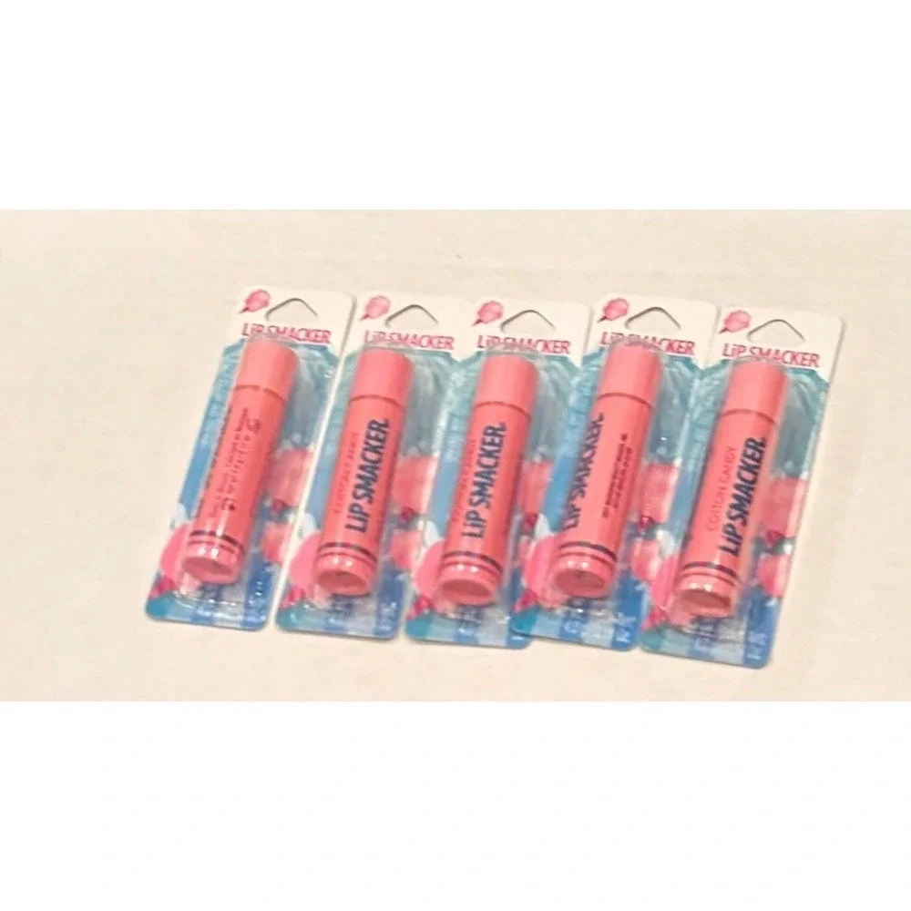 (5) Lip Smacker Flavored Lip Balm, Flavored‎ Moisturizing, Smoothing Soft Shine